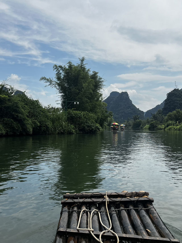 Yulong River Bamboo rafting from Jima Wharf