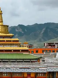 陰天的拉卜楞寺，也別有一番感覺！