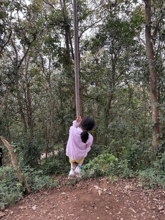 寧波親子徒步｜媽媽，山裡攀岩也太有趣了吧！