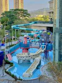 親子水樂園撒歡指南3.3萬㎡溫泉水樂園,泡私湯玩高空泳池