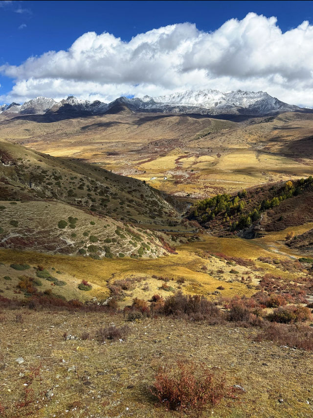深秋徒步冷嘎措人間仙境真的太出片了！