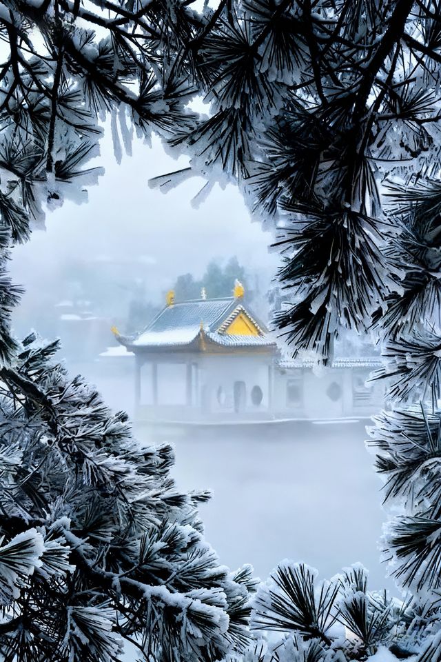 今年冬天一定要來廬山看雪！