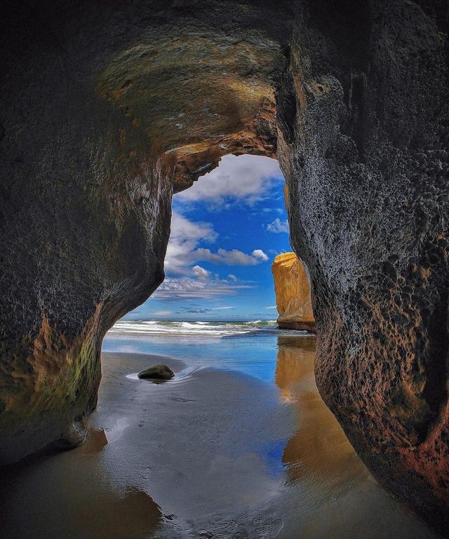 新西蘭南島火爆全網!隧道沙灘重新開放啦 新西蘭南島火爆全網!隧道沙灘重新開放啦