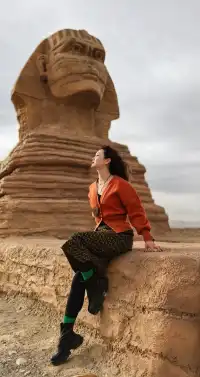 敦煌沙漠驚現「小埃及」！金字塔旁拍出異域風情