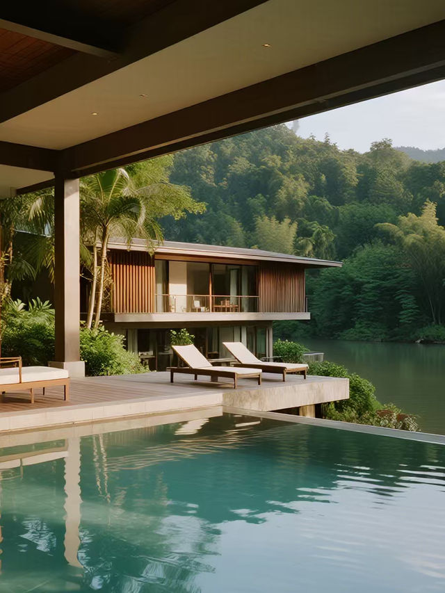 版納12月親子遊！雨林江景villa太治癒