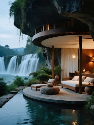 初冬貴州遛娃24℃避寒秘境，瀑布懸崖民宿親子遊