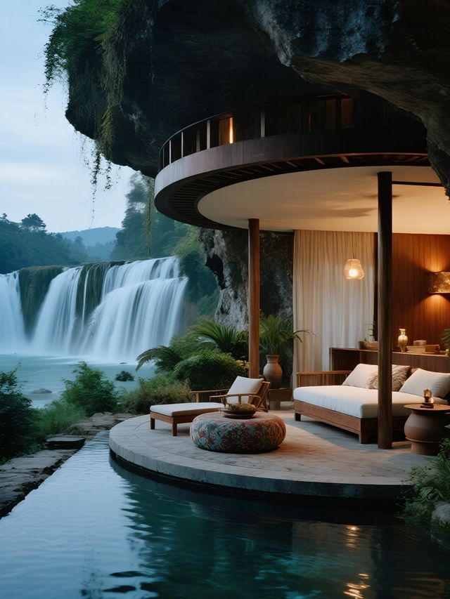 初冬貴州遛娃24℃避寒秘境，瀑布懸崖民宿親子遊