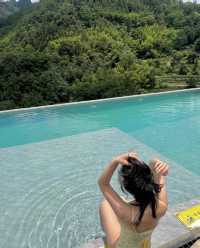 張家界民宿天花板被繡球&森林治癒的完美假期