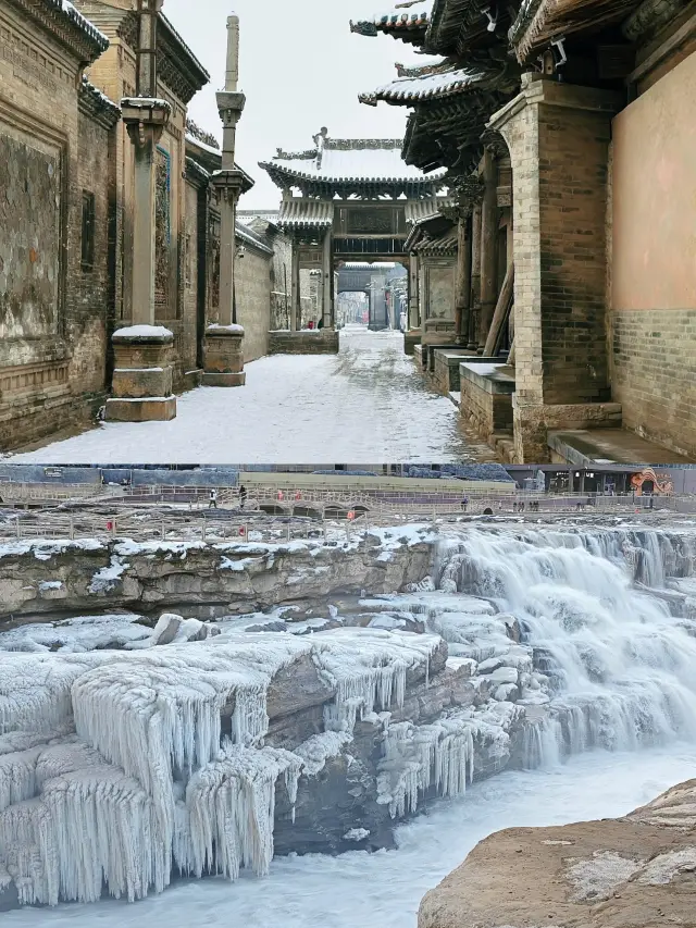 Shanxi Linfen｜Must-Visit from January to March! See the Yellow River Icefall + Hukou Waterfall Ice Stalactite Spectacle