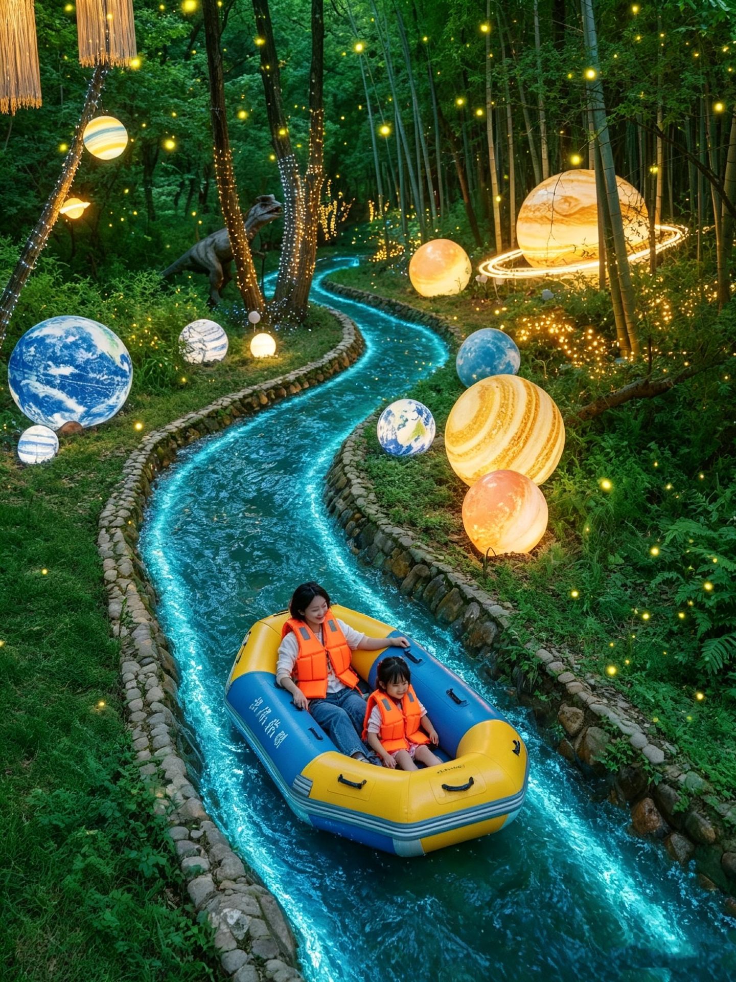 The most suitable forest rafting for slackers so far has arrived