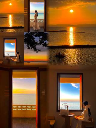 Skip the crowds in Dali! See the free orange sea sunset over Dianchi Lake at Haiyan Village in Kunming