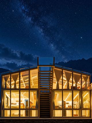 虎跳峡半山，与哈巴玉龙双雪山对望的两天两夜