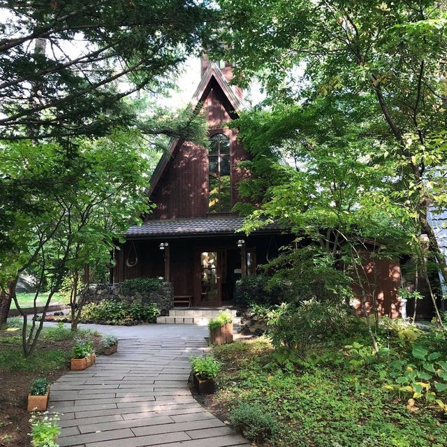 浪漫🌹醉人輕井澤高原教堂💒森林系建築