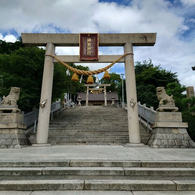 愛知旅行　子供の神様「神前神社」