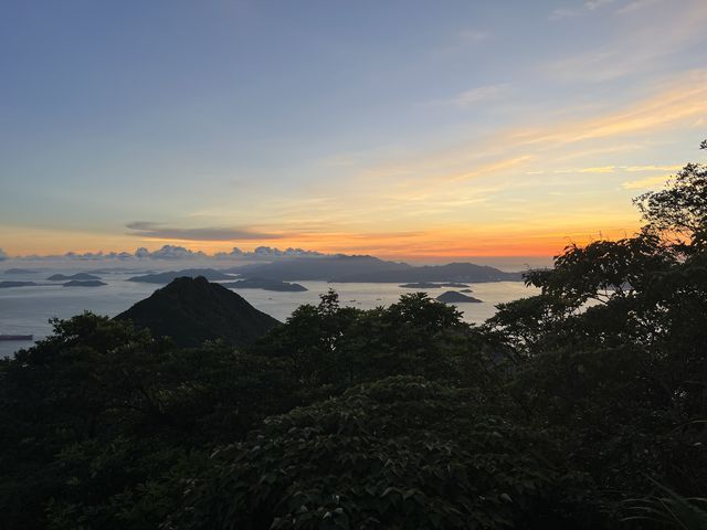 山頂花園看日落