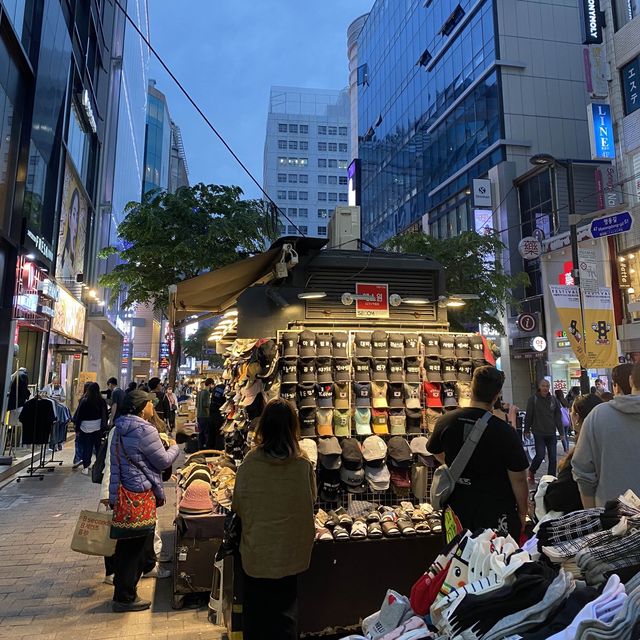 Street Food เกาหลีต้องที่ Myeongdong