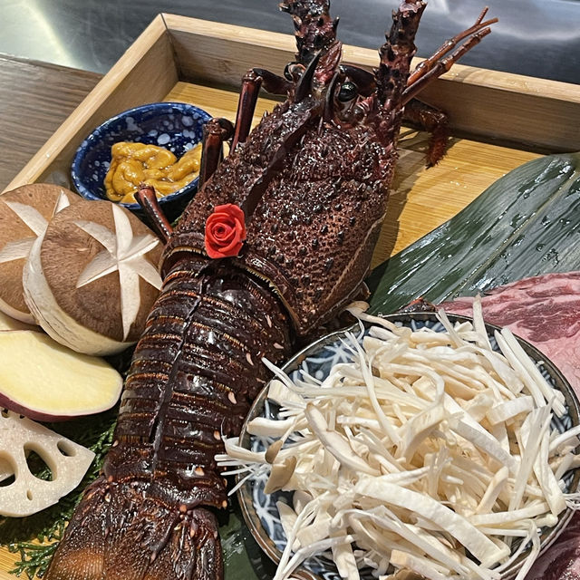 高質品嚐澳洲龍蝦和美國Prime肉眼薄燒