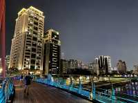 สะพานสายรุ้ง เปลี่ยนสียามค่ำคืน