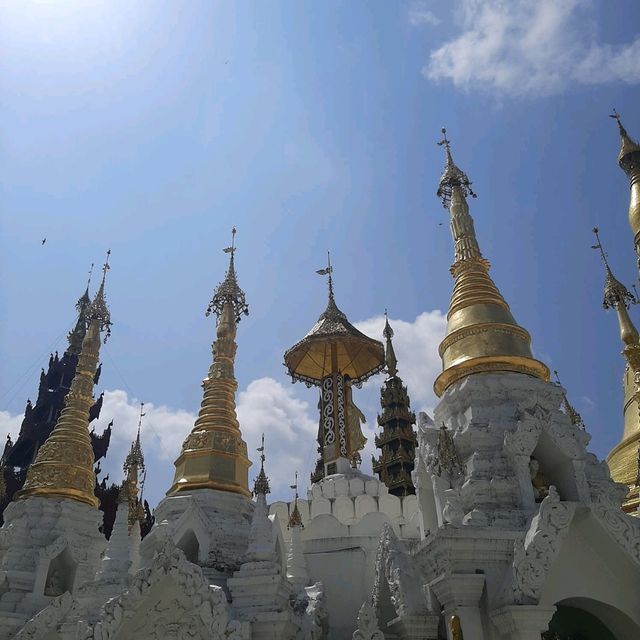  Golden Buddhist Temple in the heart of Myanmar