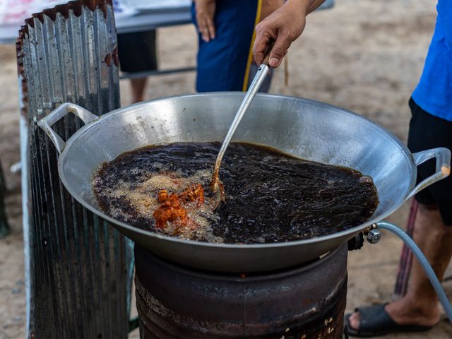ตลาดเช้าวิวสวย "ตลาดชิงปลา" หาดในยาง 