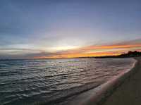 Sunset at St. kilda beach