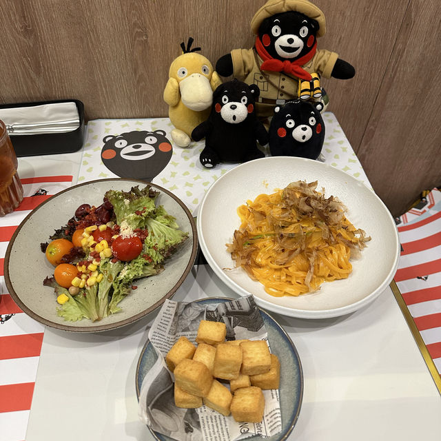 熊本熊部長駕臨日式西餐廳🥰