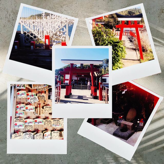 神秘的石頭守護者！探索釜蓋神社⛩️🌟🗿