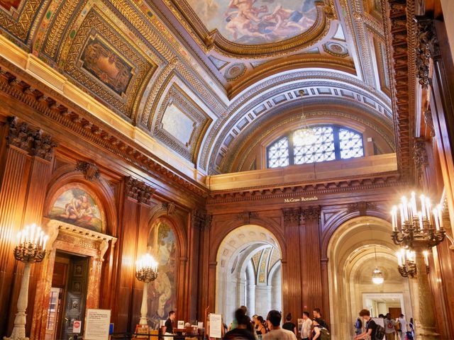 【アメリカ・ニューヨーク】都心の壮麗たる図書館📚