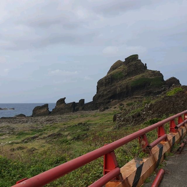 蘭嶼美景，郎島日落。