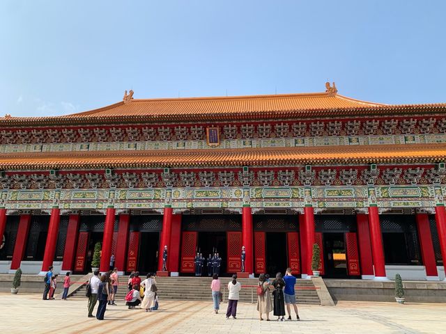 台湾　台湾観光　 忠烈祠の交代式に遭遇！
