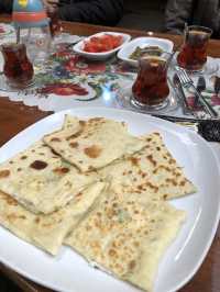 breakfast in a 700+ years old Ottoman village