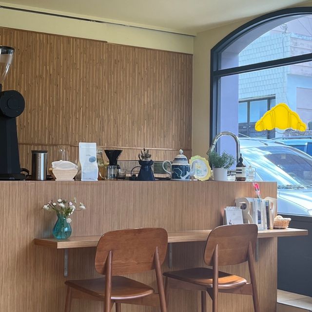 【韓国】クロワッサンが美味しいベーカリーカフェ🥐