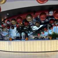 Dining sushi in the air