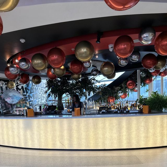 Dining sushi in the air