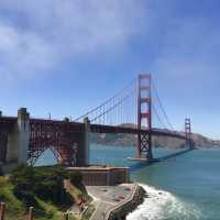 Spanning the majestic Golden Gate Strait