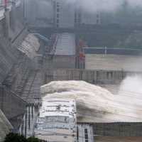 Beautiful dam of modern China 