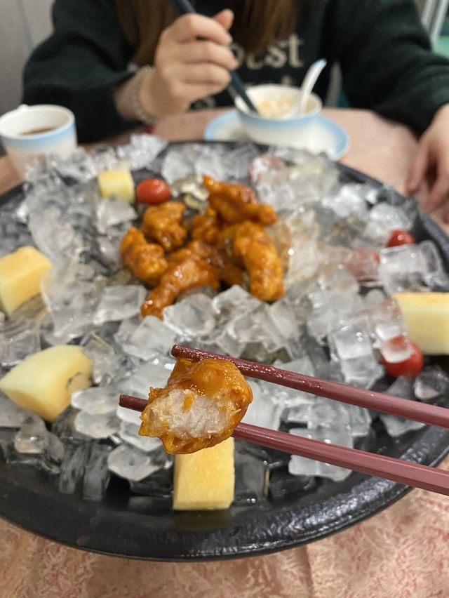 精緻小菜 大推冰鎮咕嚕肉@盈館