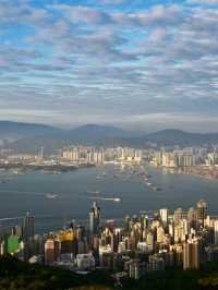 香港太平山 西高山日落