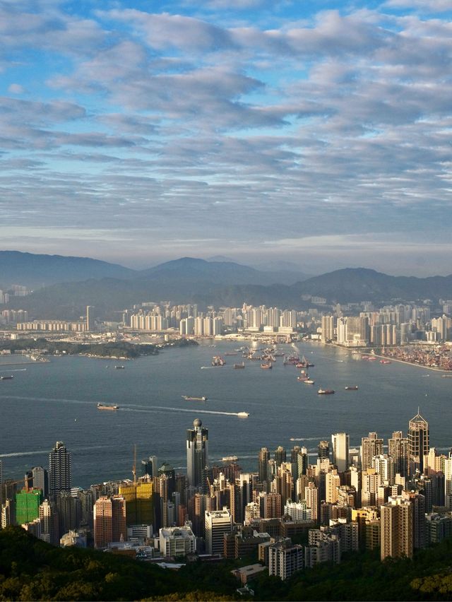 香港太平山 西高山日落