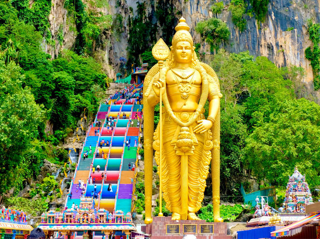 The famous Batu Caves