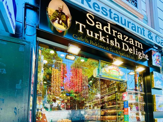 A sweet traditional pastry dessert in Turkish