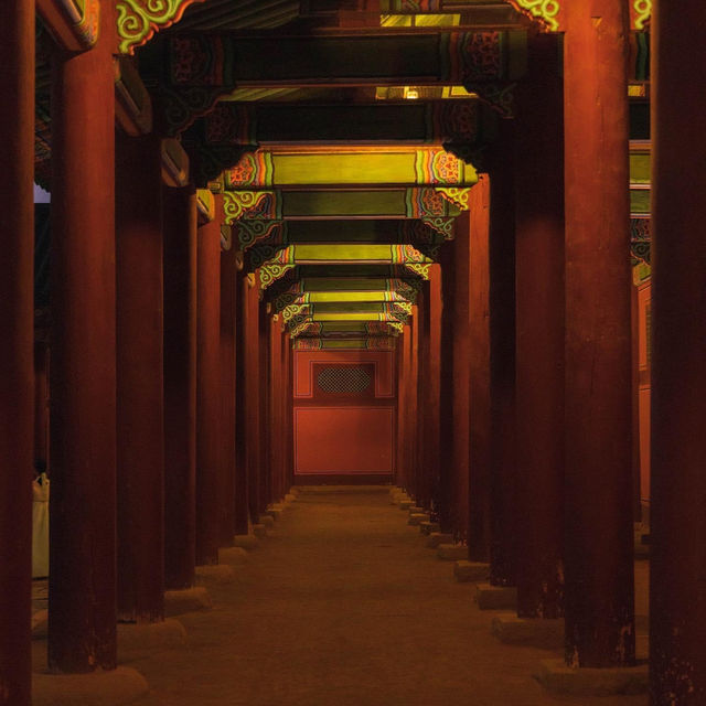 Beautiful Night View of Gyeongbukgung Palace 