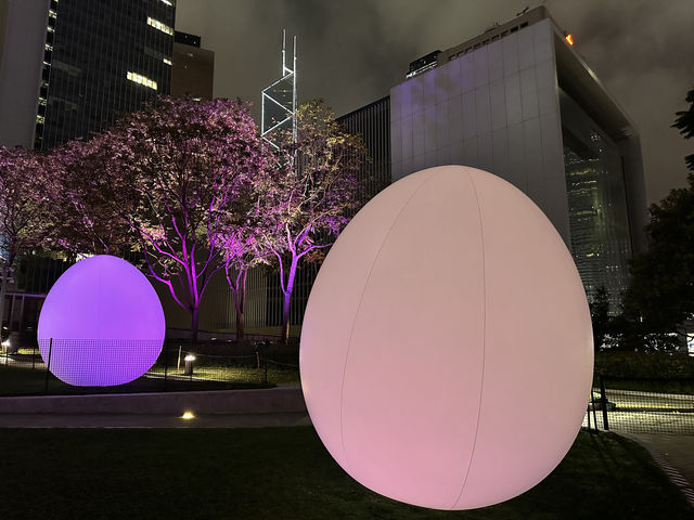 香港好去處 | 金鐘添馬公園 | teamLab: 光漣
