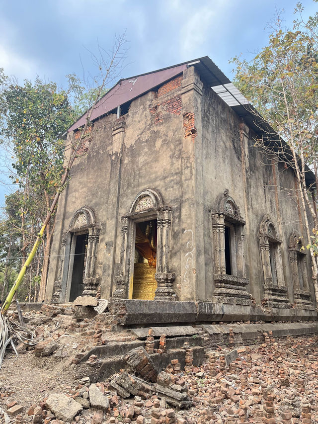 ล่องเรือชม วัดกลางน้ำ เมืองบาดาล สังขละบุรี