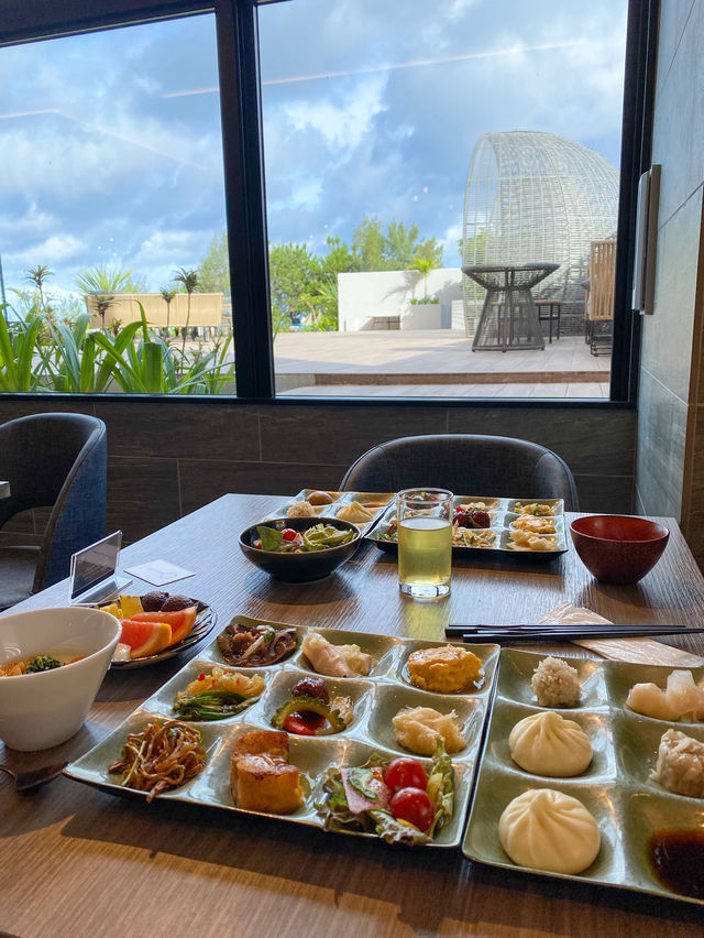 【沖縄 恩納村】AQUASENSE Hotel & Resort で朝食ビュッフェ️🩵
