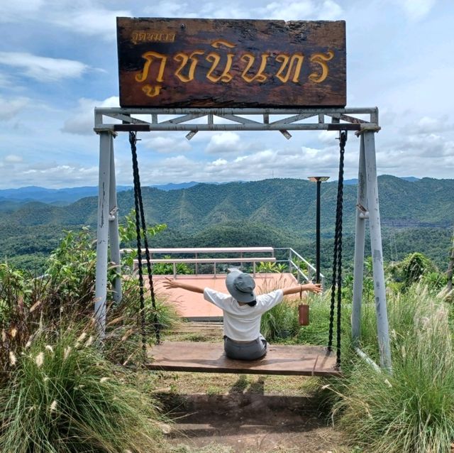 ชมวิวเขื่อนศรีฯ ที่ภูชนินทร กาญจนบุรี