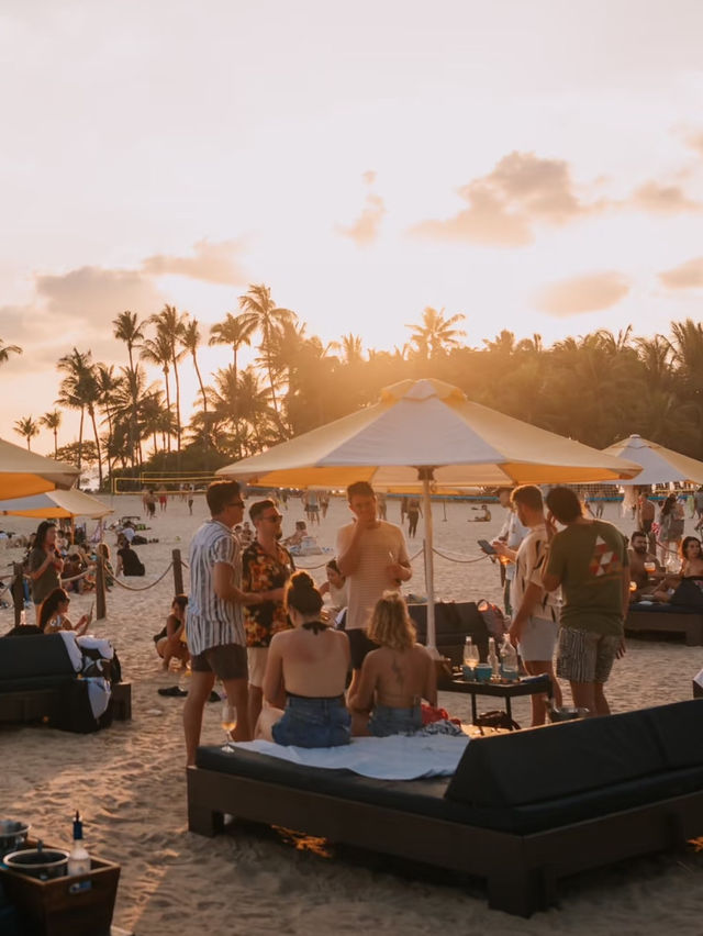 A very beautiful tanjong beach club singapore 🇸🇬 