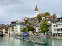 Tranquil Beauty: Exploring Thun in the Gentle Drizzle