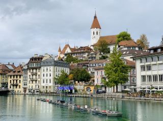 Tranquil Beauty: Exploring Thun in the Gentle Drizzle
