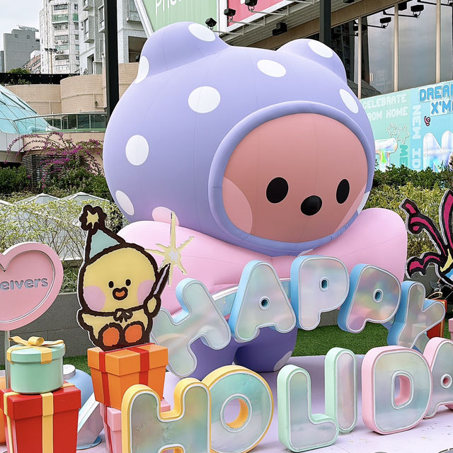🎏香港荃灣廣場❄️冬日假期必去🎄期間限定店LINE FRIENDS minini + MBTI測試站✨